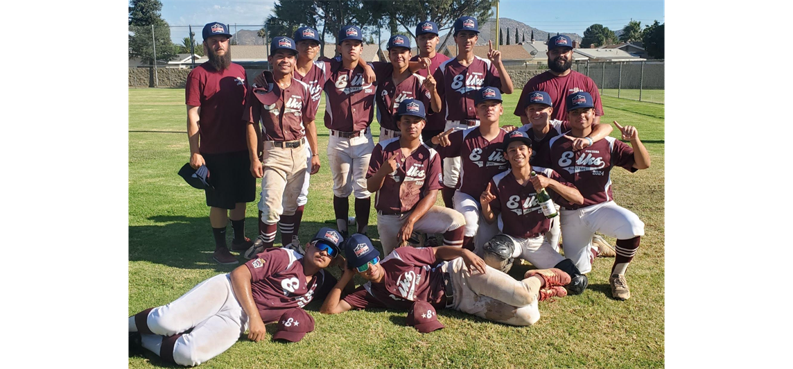 2024 District 71 All Star Senior Baseball Champions and SECTION 8!
