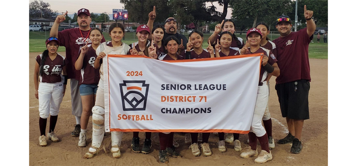 2024 District 71 All Star Senior Softball Champions