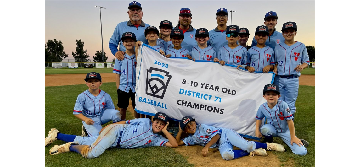 2024 District 71 All Star 8-10 Baseball Champions