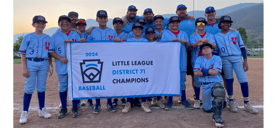 2024 District 71 All Star Major Baseball Champions