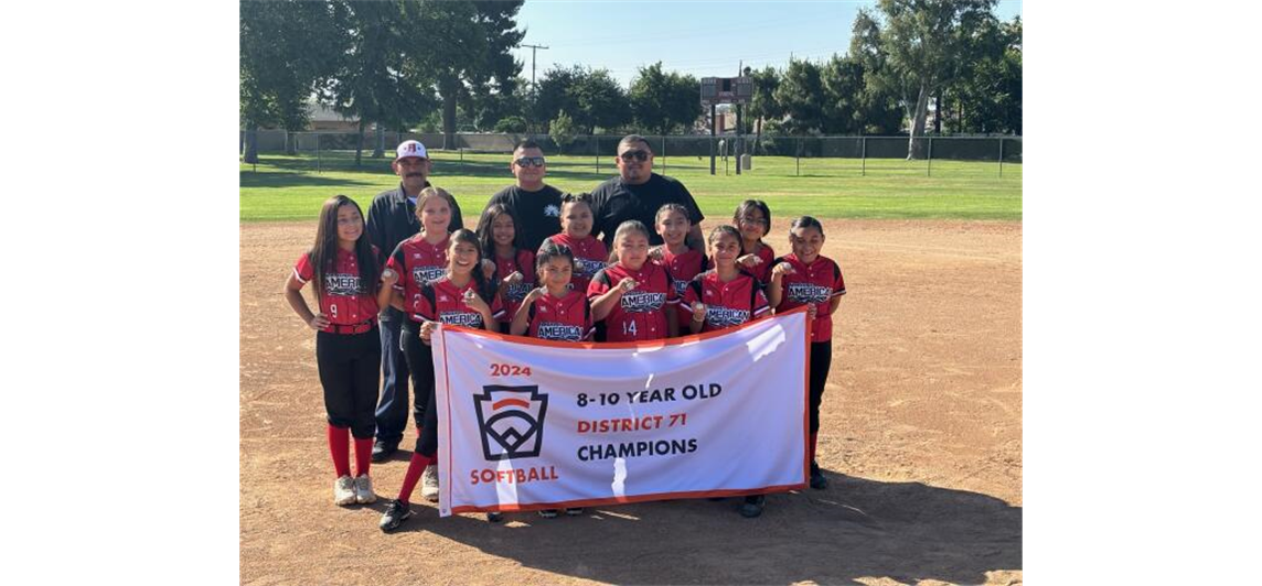 2024 District 71 All Star 8-10 Softball Champions