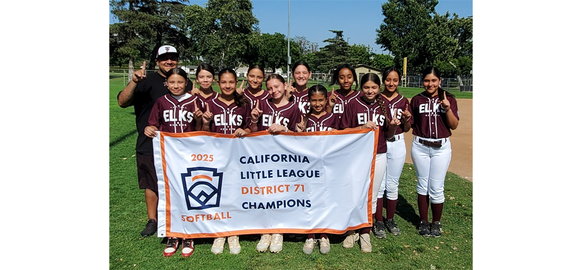 2025 DISTRICT 71 ALL-STAR LITTLE LEAGUE SOFTBALL CHAMPIONS